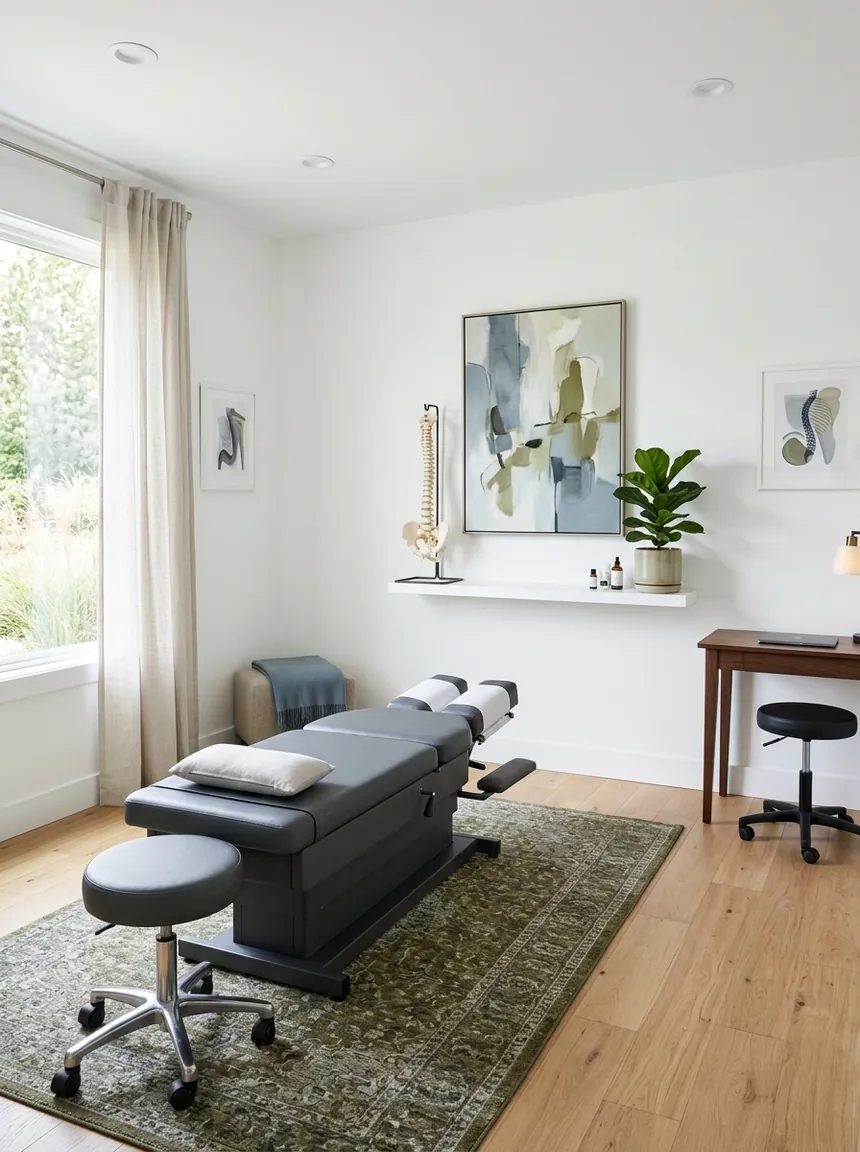 Beaty Chiropractic treatment room